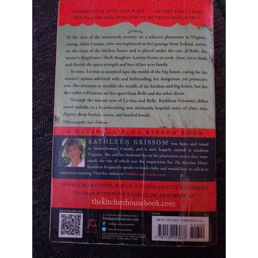 Kitchen House : A Novel by Kathleen Grissom (2010, Trade Paperback) - Picture 2 of 2